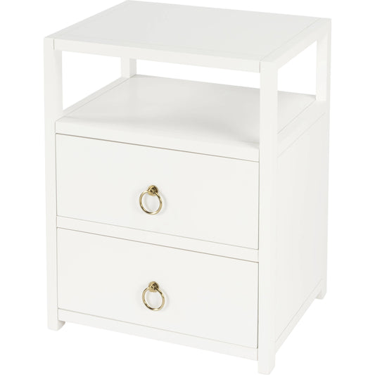 Lark Nightstand by Butler Specialty Company. Made from acacia wood, mdf, acacia veneer in a modern style.
