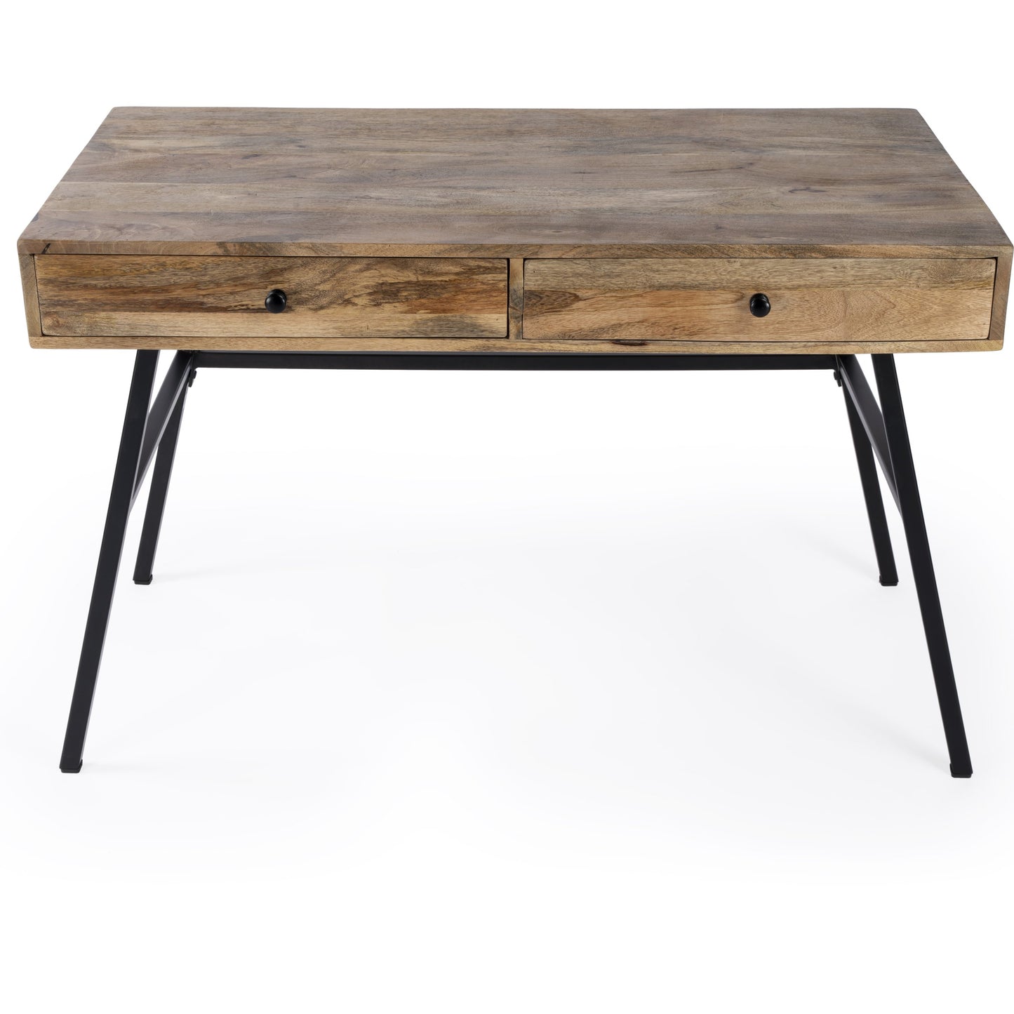 004 SI-1822347 | Additional Silo | Reison Desk by Butler Specialty Company in light brown. Made from iron, mango wood in a modern style.