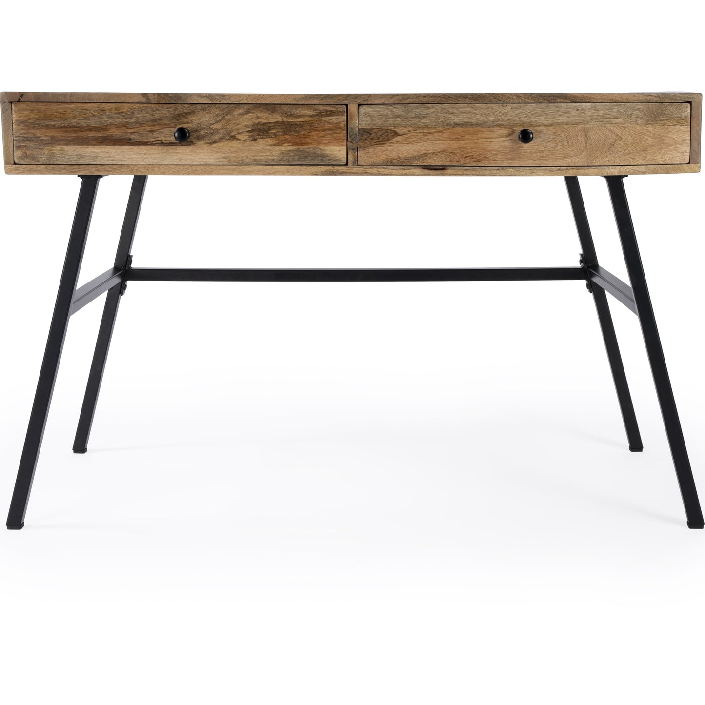 001 SI-1822347 | Primary Silo | Reison Desk by Butler Specialty Company in light brown. Made from iron, mango wood in a modern style.