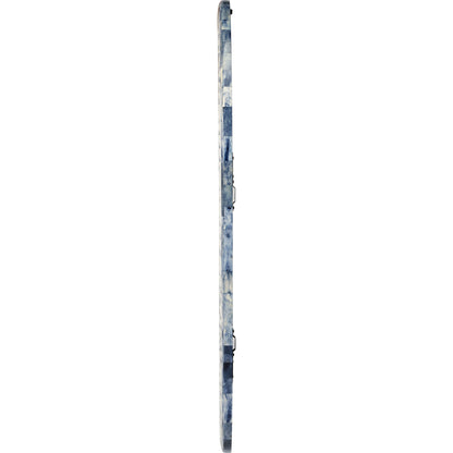 Trubadur Mirror by Butler Specialty Company in white and blue and blue, white bone. Made from bone inlay, mdf, resin, mango wood in a cottage & farmhouse style.