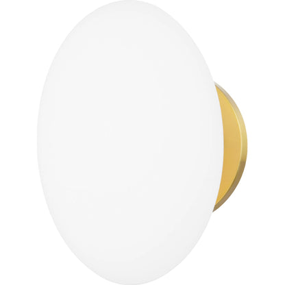 Wagner Sconce by Hudson Valley. Made from brass in a modern style.