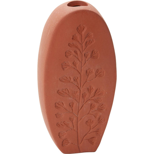 Poppy Budvase 2 by Accent Decor in terracotta. Made from ceramic in a unique style.