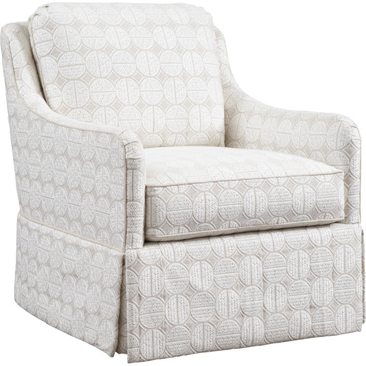 Salt Creek Swivel Chair by Lexington in gray. Made from unique in a modern style.