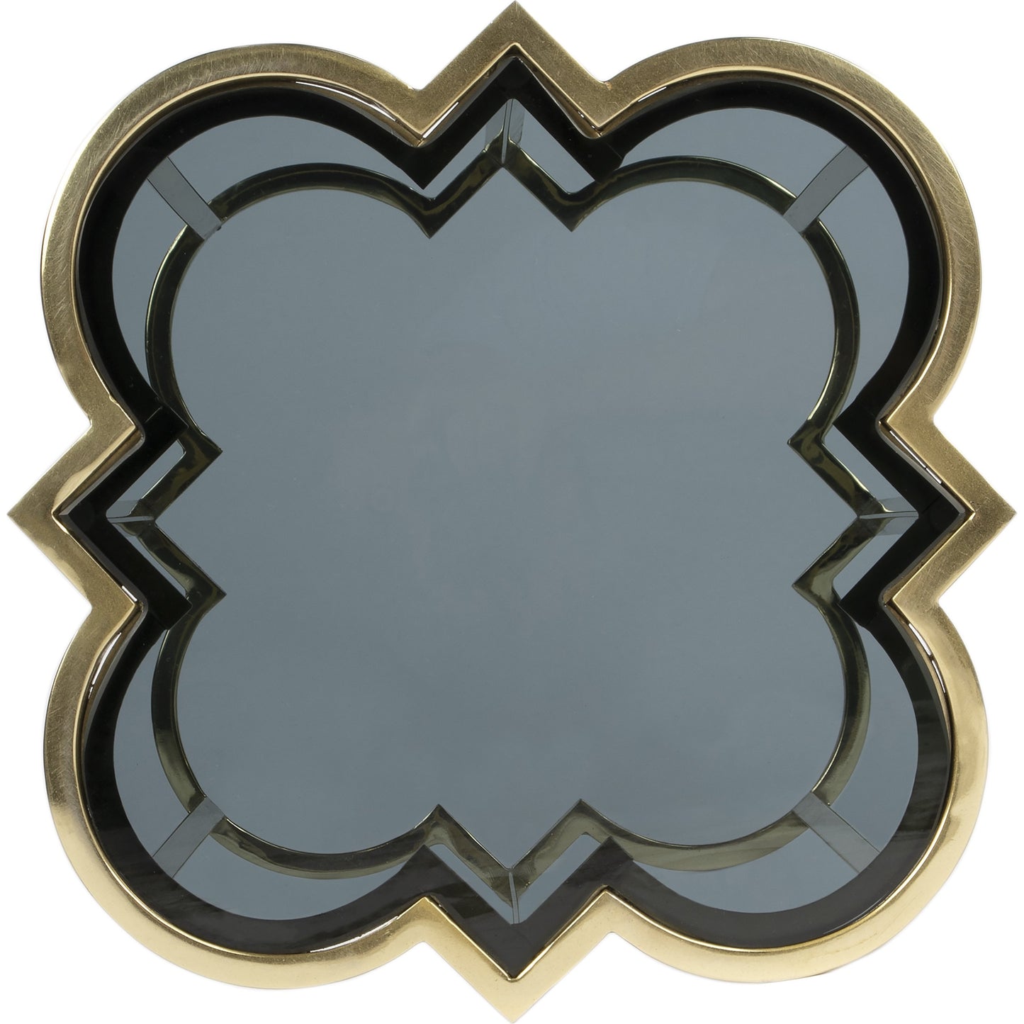 003 SR-910309 | Additional Silo | Auroria Accent Table by Butler Specialty Company in black,gold and antique gold. Made from stainless steel, black glass in a transitional style.