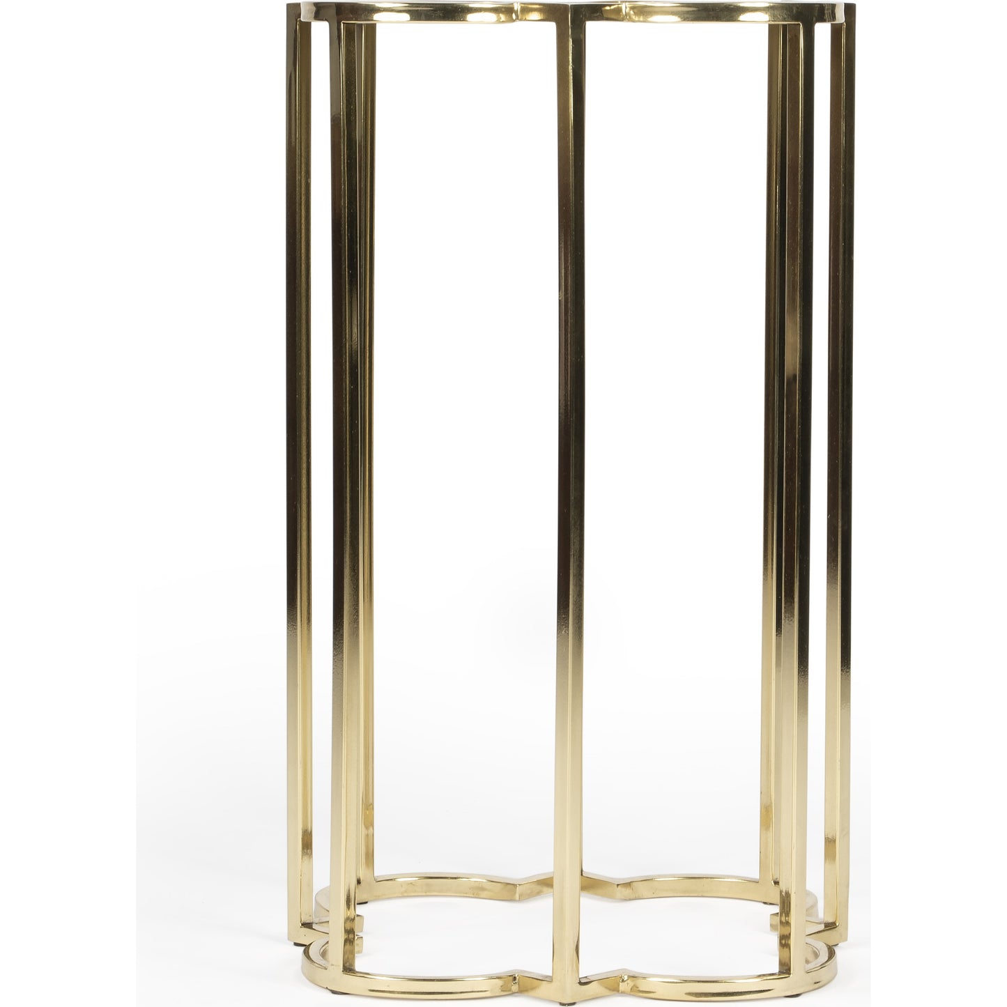004 SR-910309 | Additional Silo | Auroria Accent Table by Butler Specialty Company in black,gold and antique gold. Made from stainless steel, black glass in a transitional style.