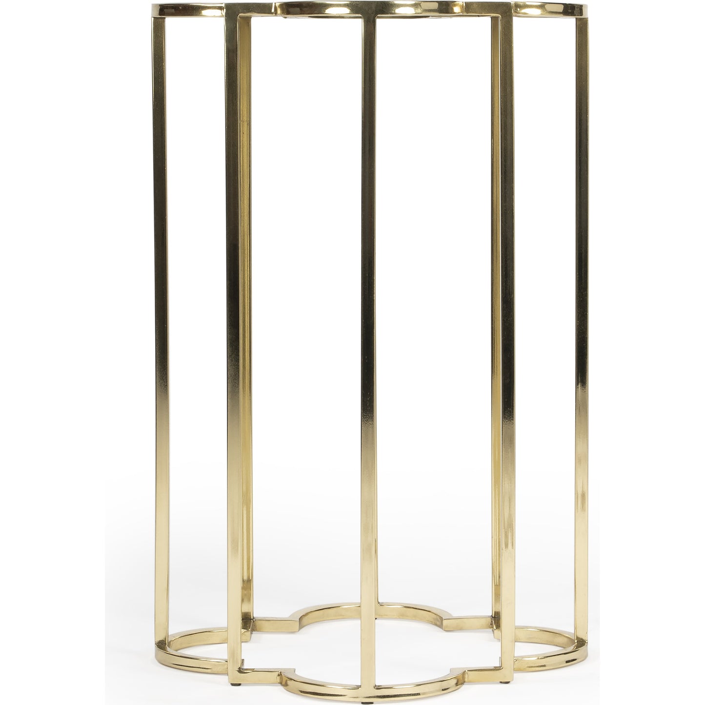 002 SR-910309 | Additional Silo | Auroria Accent Table by Butler Specialty Company in black,gold and antique gold. Made from stainless steel, black glass in a transitional style.