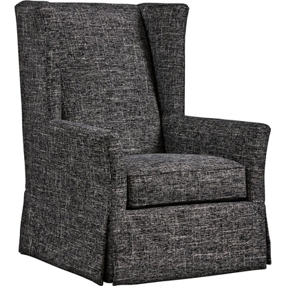 El Moro Swivel Chair by Barclay Butera in black. Made from unique in a modern style.