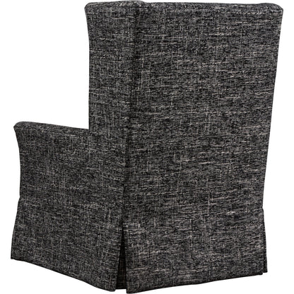 El Moro Swivel Chair by Barclay Butera in black. Made from unique in a modern style.