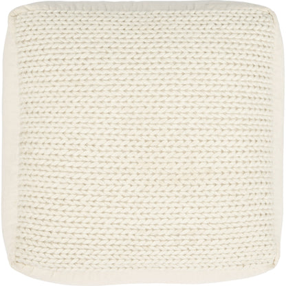 Fernandos Pouffe by Butler Specialty Company in cream,ivory and beige diamond. Made from cotton, wool, thermocol beans in a modern style.