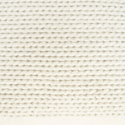 Fernandos Pouffe by Butler Specialty Company in cream,ivory and beige diamond. Made from cotton, wool, thermocol beans in a modern style.