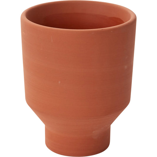Crescendo Pot by Accent Decor in terracotta. Made from ceramic in a rustic style.