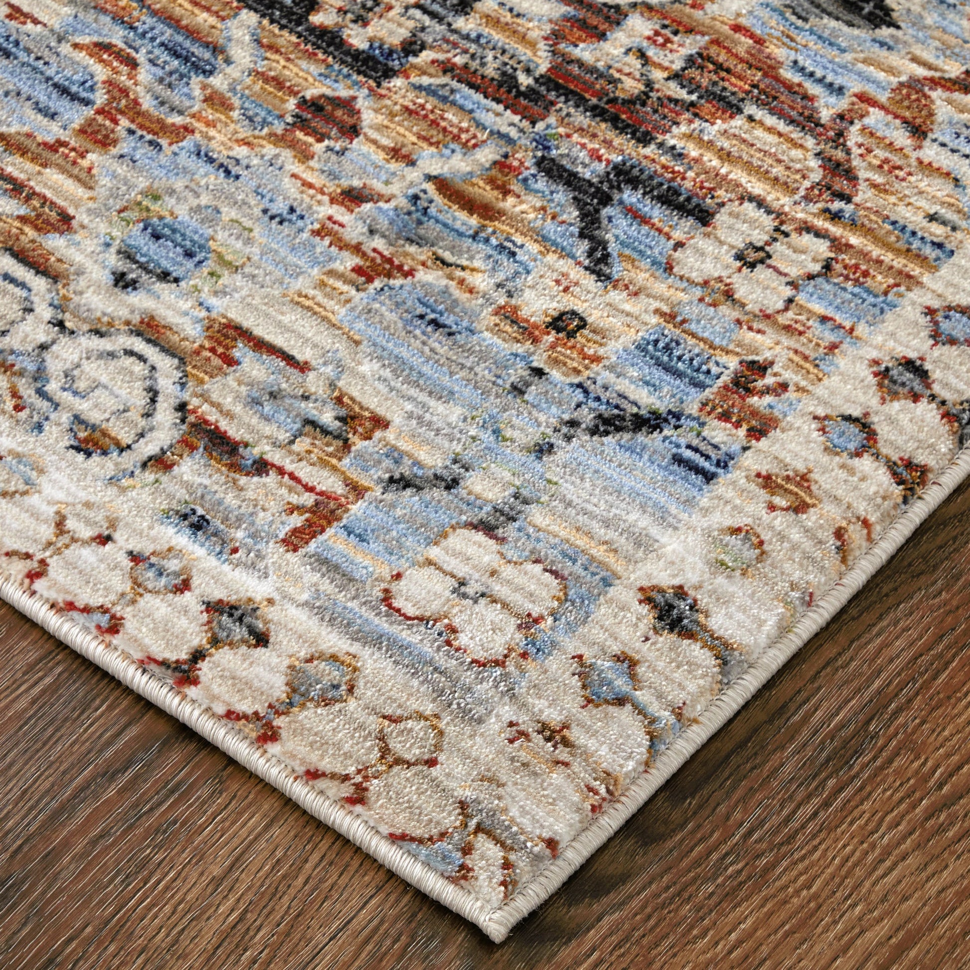 Melrose Transitional Rug - MEL39NZF by Feizy. Made from polypropylene, polyester, viscose in a unique style.