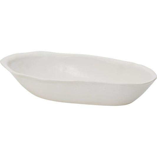 Dahlia Trough by Accent Decor in white. Made from ceramic in a unique style.