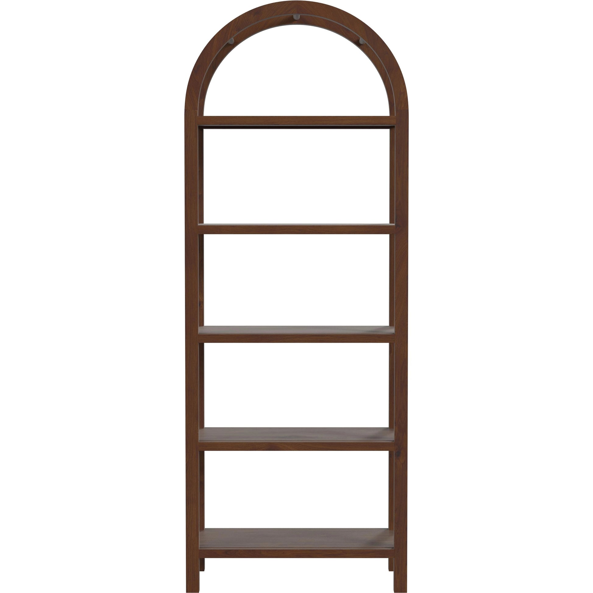 Aila Etagere by Butler Specialty Company in brown and walnut. Made from mdf, walnut veneer,rubberwood in a modern style.