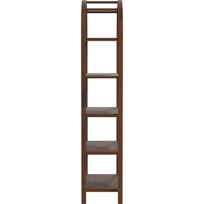 Aila Etagere by Butler Specialty Company in brown and walnut. Made from mdf, walnut veneer,rubberwood in a modern style.
