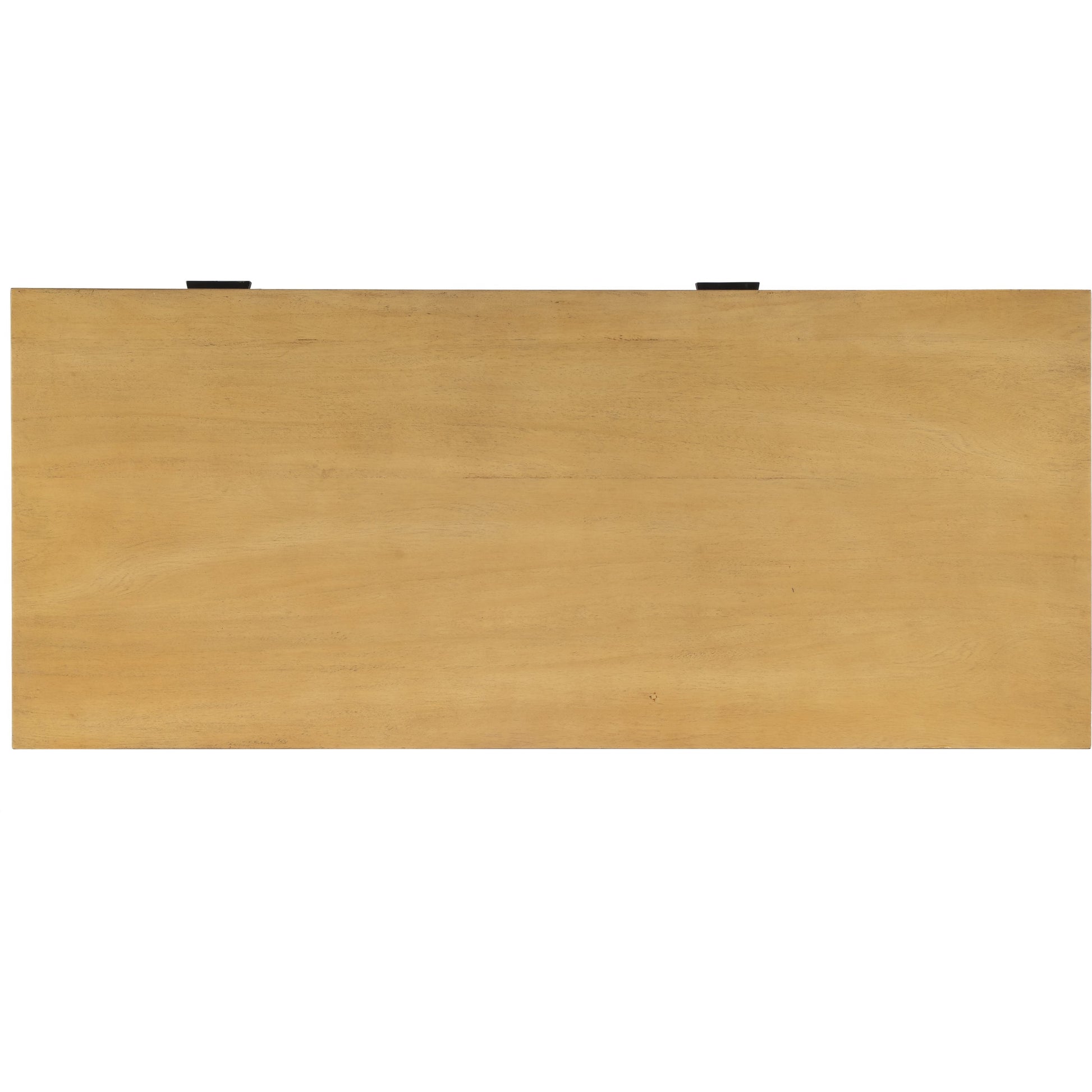 Hans Desk by Butler Specialty Company in natural. Made from mango wood, gamelina veneer, mdf, iron, bronze in a modern style.