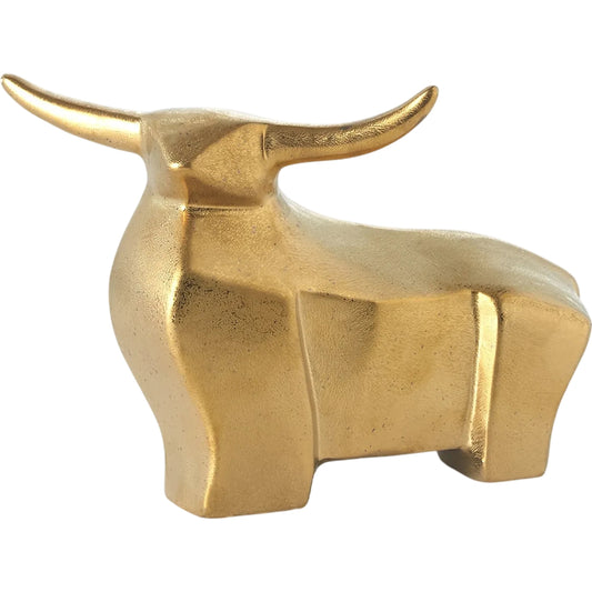 Golden Ox by Global Views. Made from ceramic in a modern style.