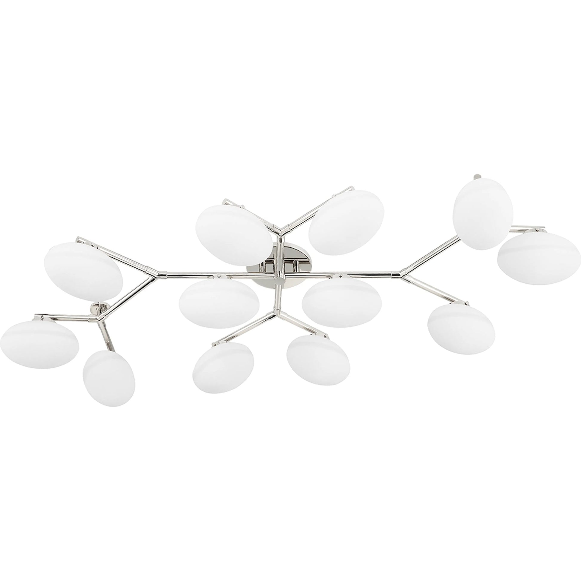 Wagner Semi Flush by Hudson Valley. Made from brass in a modern style.