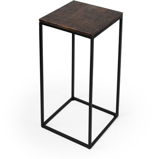 Lacrossa End Table by Butler Specialty Company. Made from iron, carb certified mdf, aluminum metal sheet in a modern style.