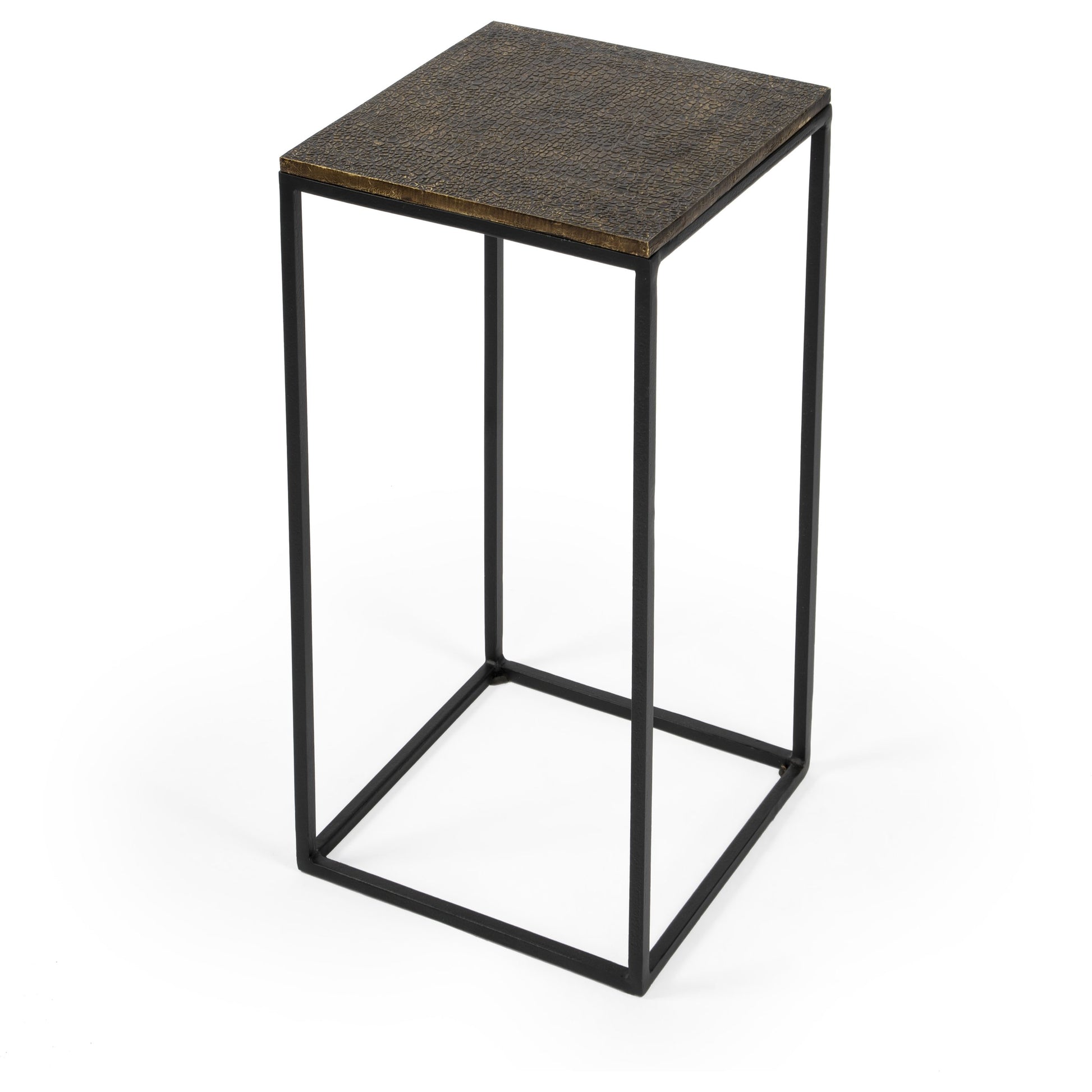 Lacrossa End Table by Butler Specialty Company. Made from iron, carb certified mdf, aluminum metal sheet in a modern style.