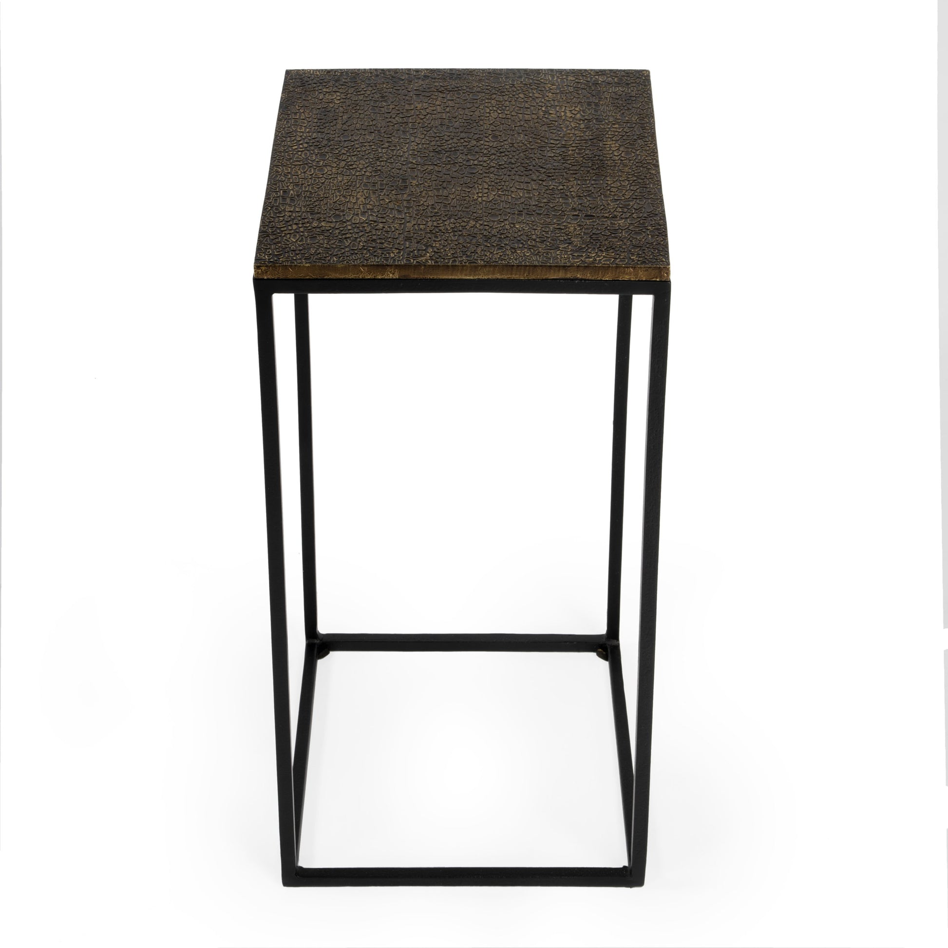 Lacrossa End Table by Butler Specialty Company. Made from iron, carb certified mdf, aluminum metal sheet in a modern style.