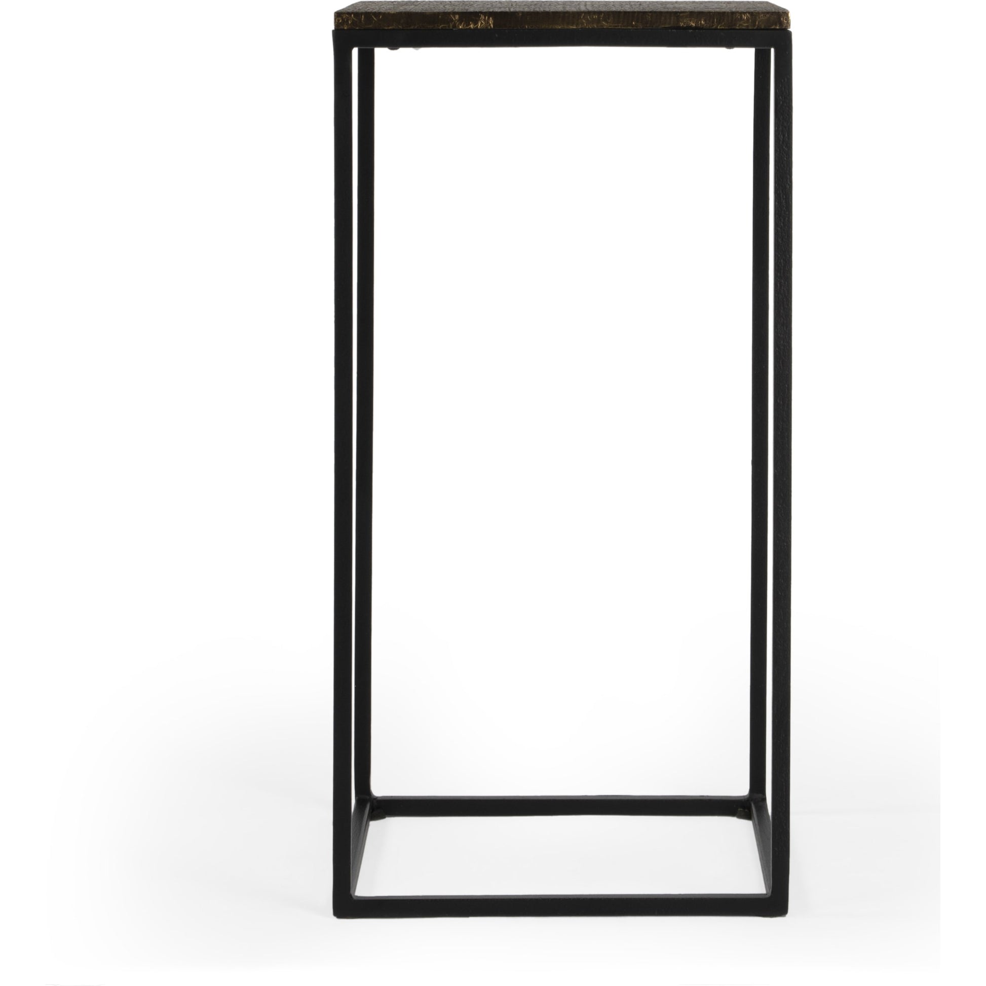 Lacrossa End Table by Butler Specialty Company. Made from iron, carb certified mdf, aluminum metal sheet in a modern style.