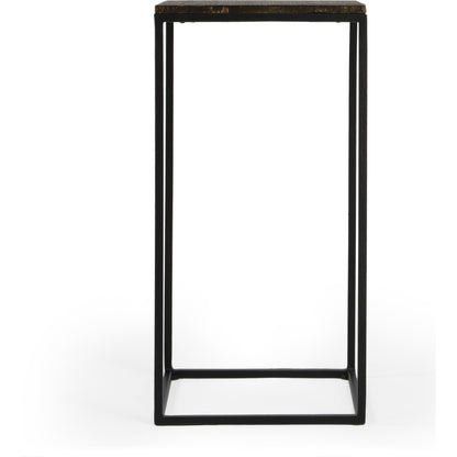 Lacrossa End Table by Butler Specialty Company. Made from iron, carb certified mdf, aluminum metal sheet in a modern style.