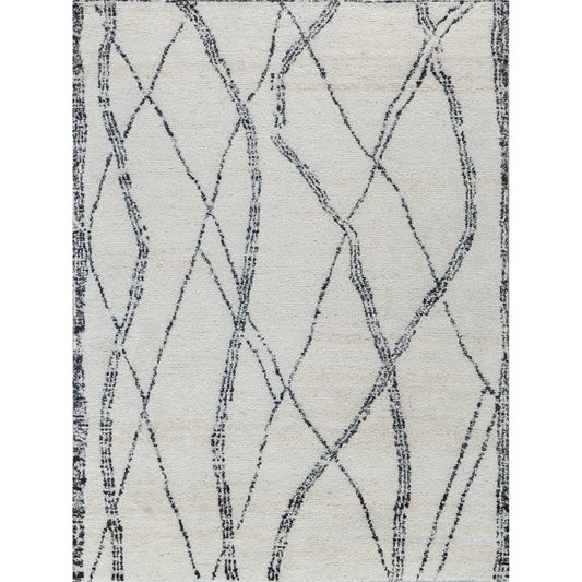 Tahoe 5560 Rug by Exquisite Rugs in ivory, black. Made from wool in a unique style.