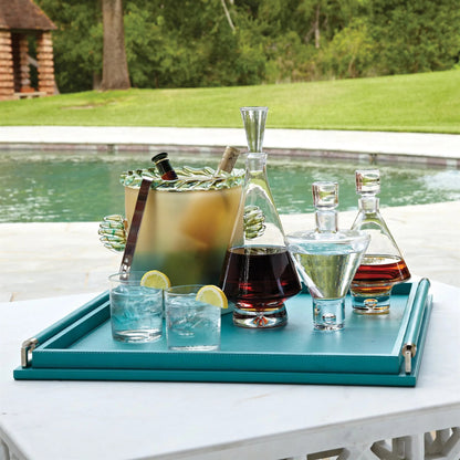 Fat Bottom Decanter by Global Views. Made from glass in a modern style.