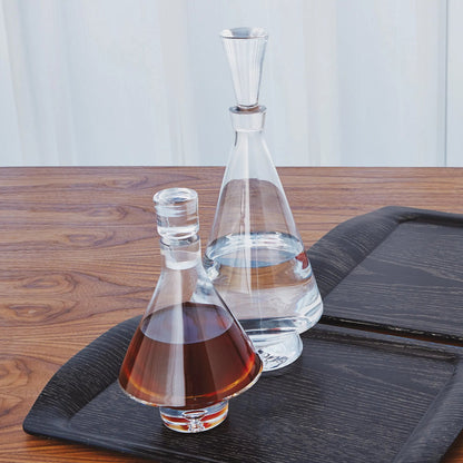 Fat Bottom Decanter by Global Views. Made from glass in a modern style.