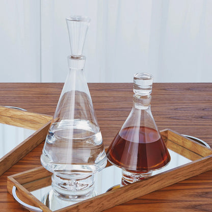 Fat Bottom Decanter by Global Views. Made from glass in a modern style.