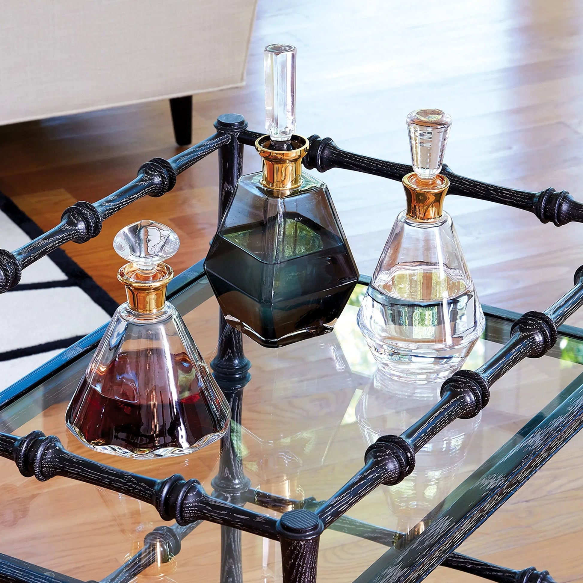 Pri Decanter by Global Views. Made from glass in a transitional style.