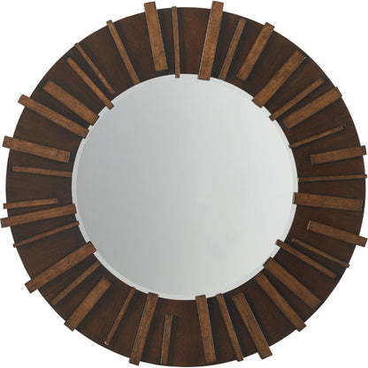Kobe Round Mirror by Tommy Bahama Home. Made from unique in a eclectic & global style.