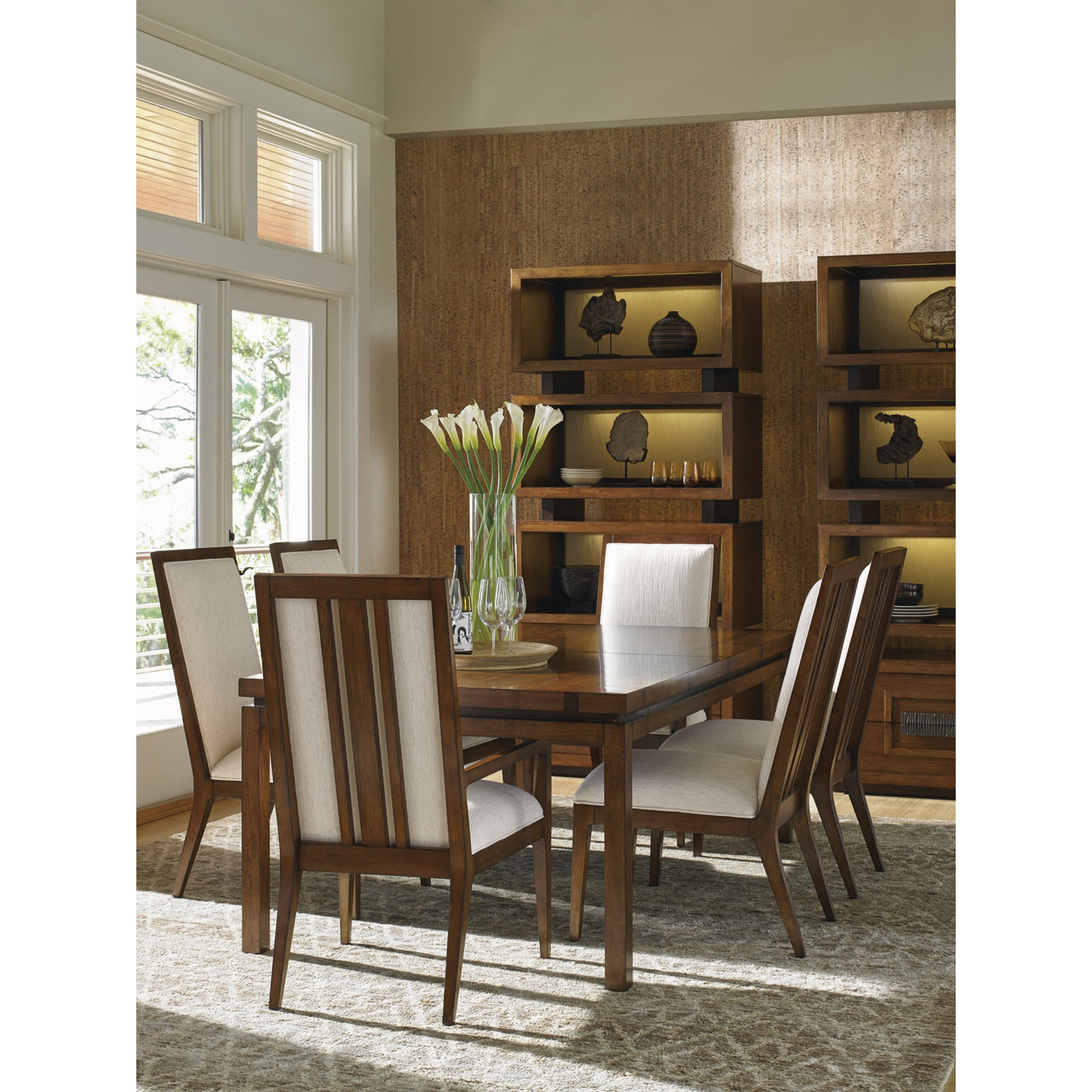 Natori Slat Back Side Chair by Tommy Bahama Home. Made from unique in a transitional style.