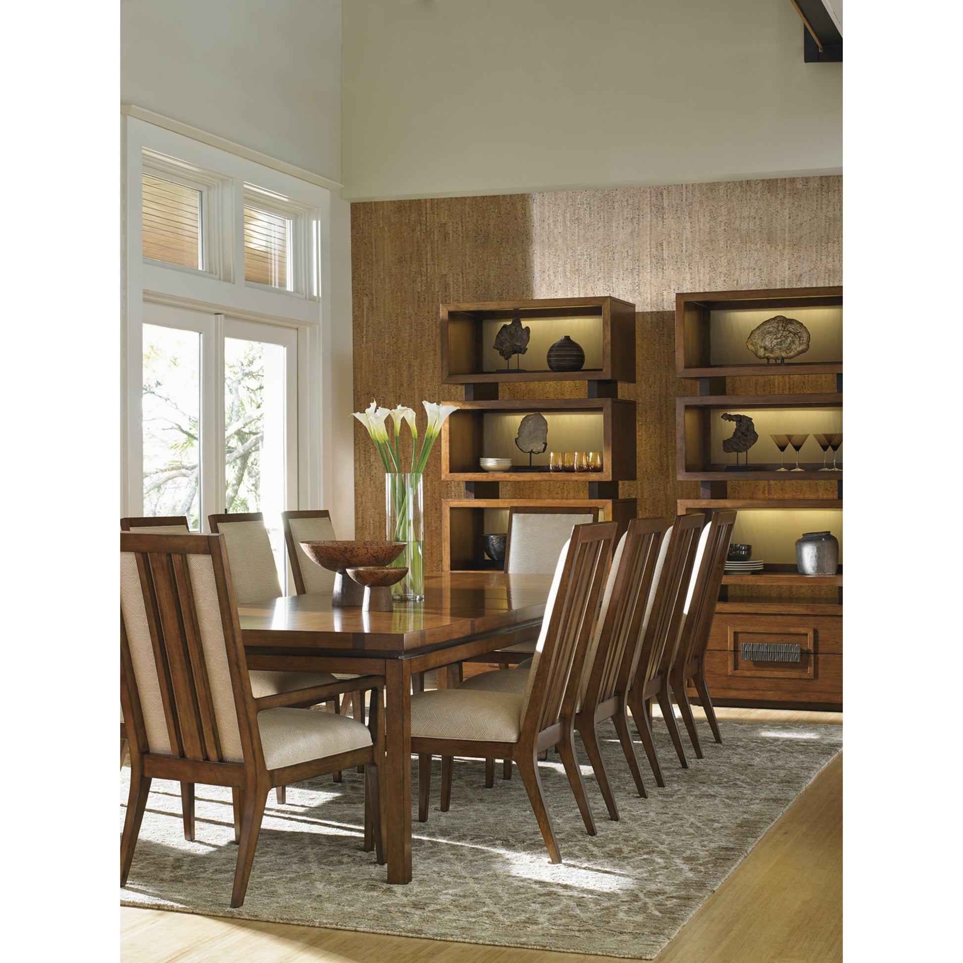 Natori Slat Back Side Chair by Tommy Bahama Home. Made from unique in a transitional style.