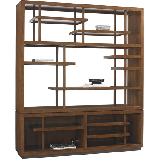 Taipei Media Bookcase by Tommy Bahama Home. Made from unique in a modern style.