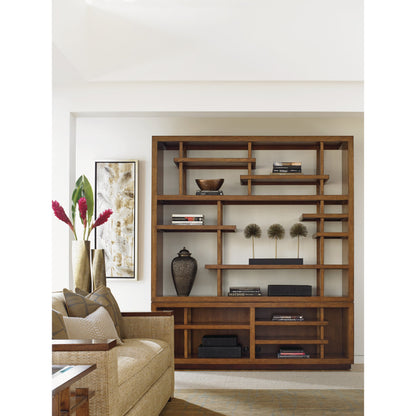 Taipei Media Bookcase by Tommy Bahama Home. Made from unique in a modern style.
