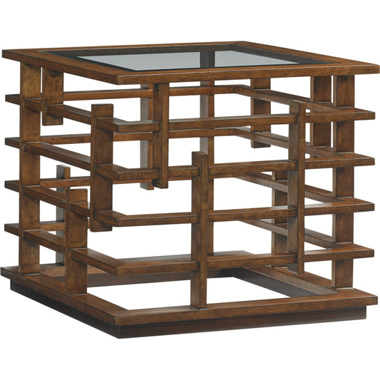 Nobu Square Lamp Table by Tommy Bahama Home. Made from unique in a modern style.