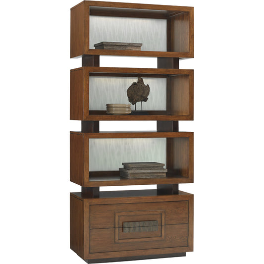 Tonga Tiered Bookcase by Tommy Bahama Home. Made from unique in a modern style.