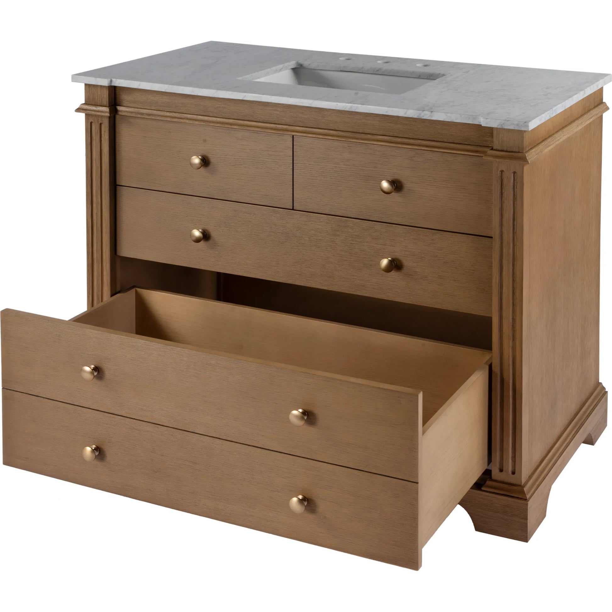 Rachelle 42" Bathroom Vanity Set by Butler Specialty Company. Made from mdf, acacia, acacia veneer, ceramic, carrara marble in a unique style.