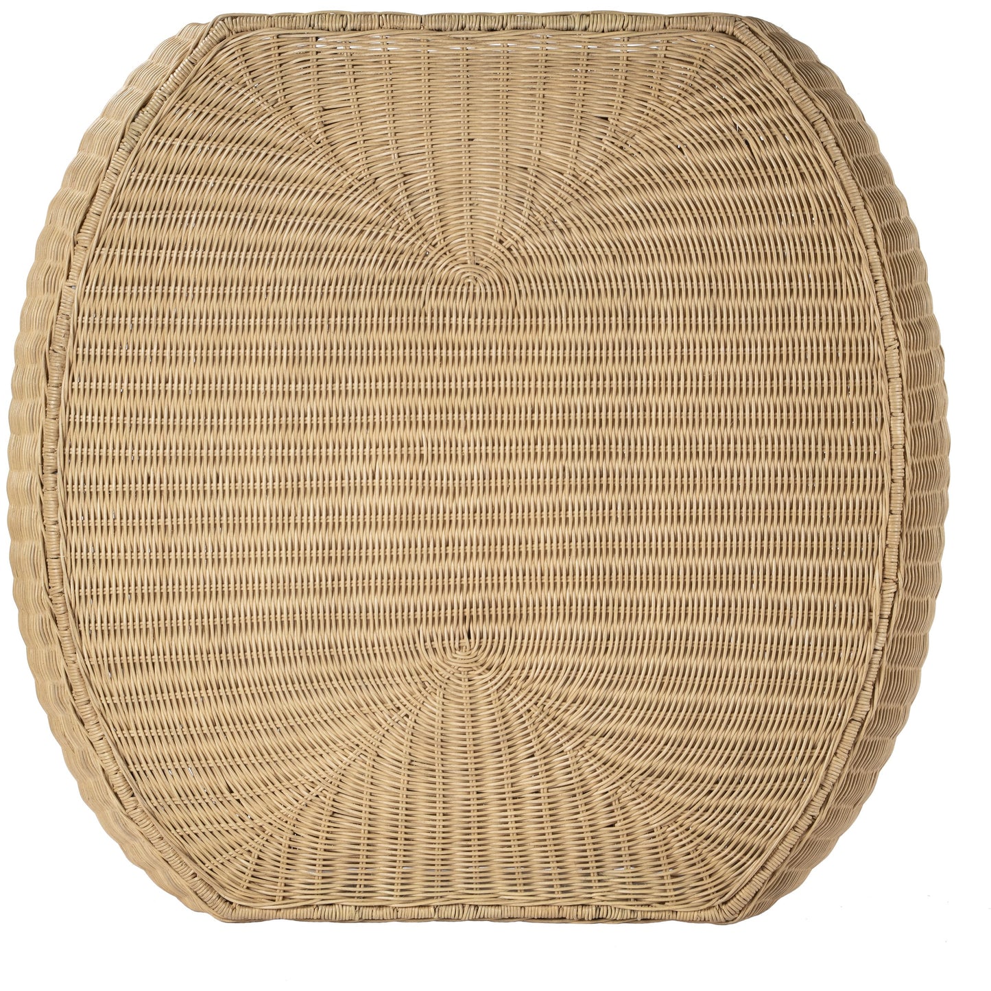 005 SI-1822256 | Closeup | Coralitta Coffee Table by Butler Specialty Company in natural and natural rattan. Made from iron, natural rattan in a modern style.