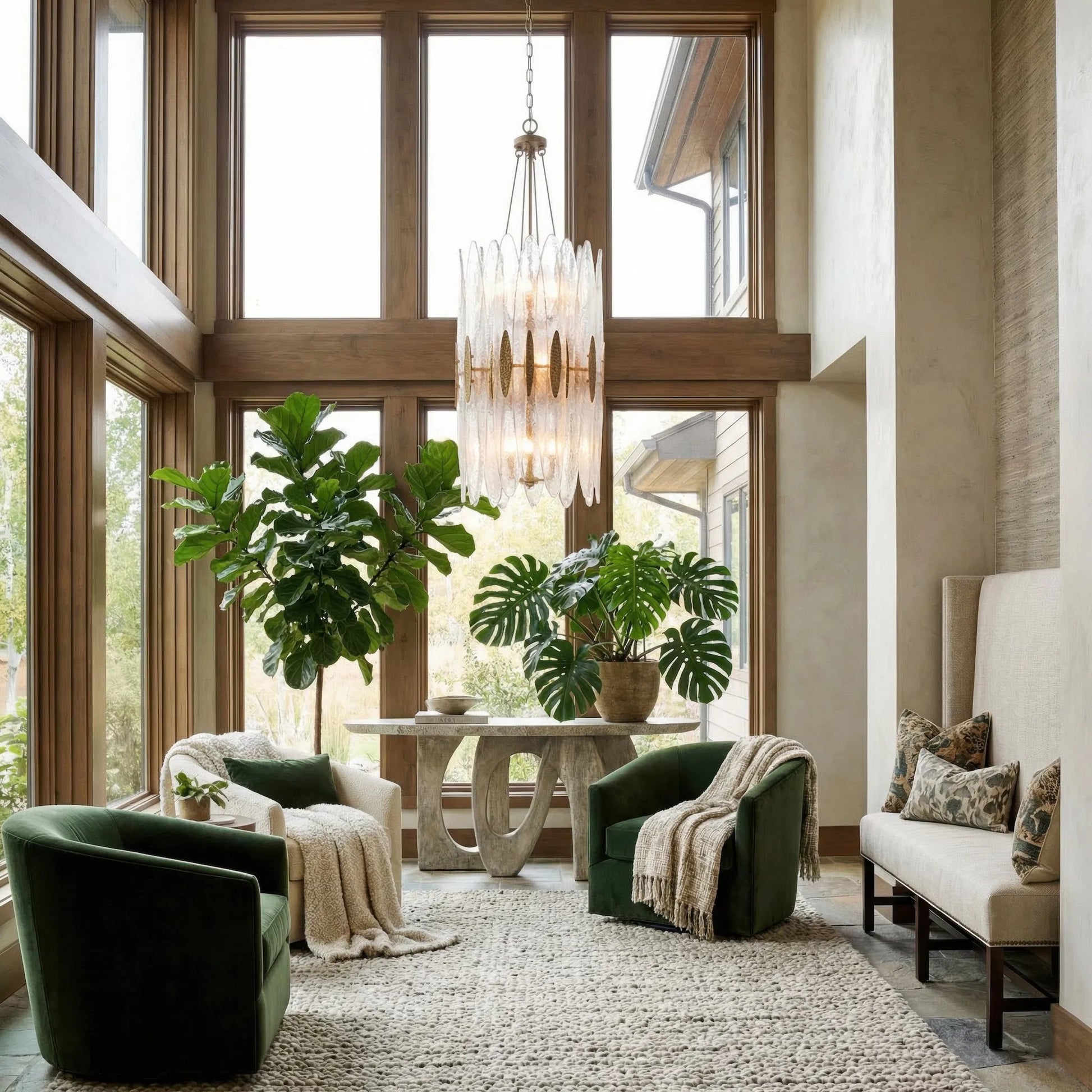 AURORA-9 Light Pendant by Varaluz in gold. Made from steel, glass in a unique style.