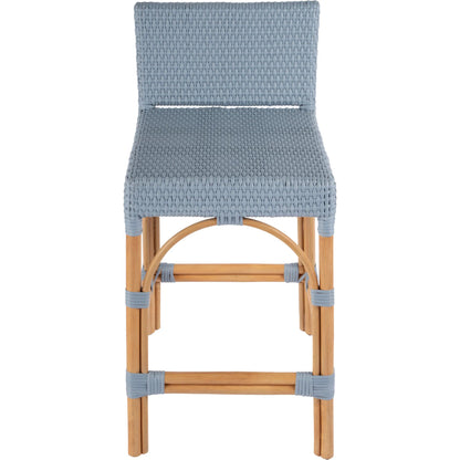 Serienna Counter Stool by Butler Specialty Company in blue. Made from unique in a coastal style.