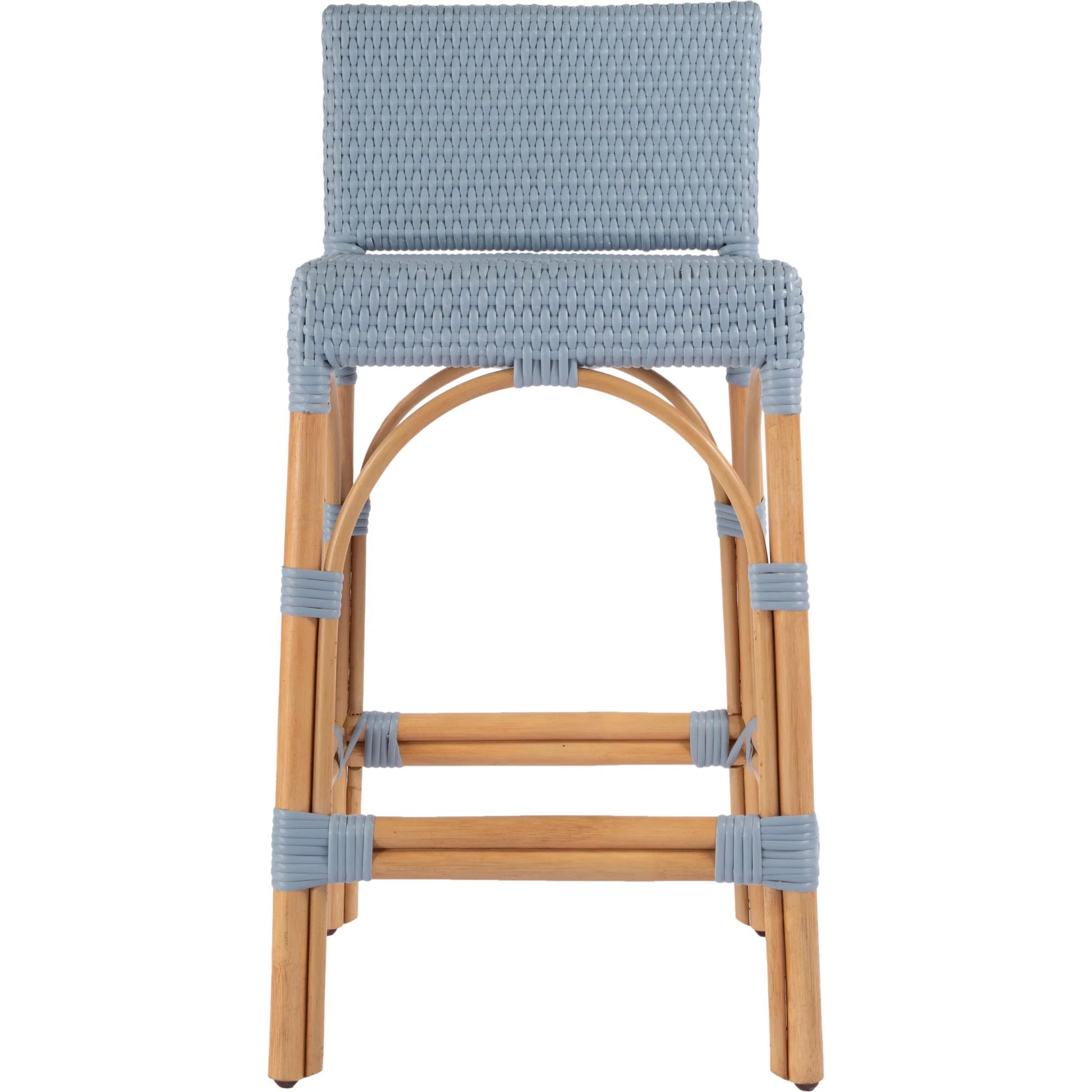 Serienna Counter Stool by Butler Specialty Company in blue. Made from unique in a coastal style.