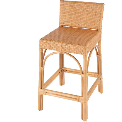 Serienna Counter Stool by Butler Specialty Company in blue. Made from unique in a coastal style.