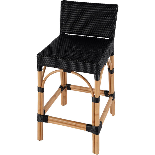Serienna Counter Stool by Butler Specialty Company in blue. Made from unique in a coastal style.