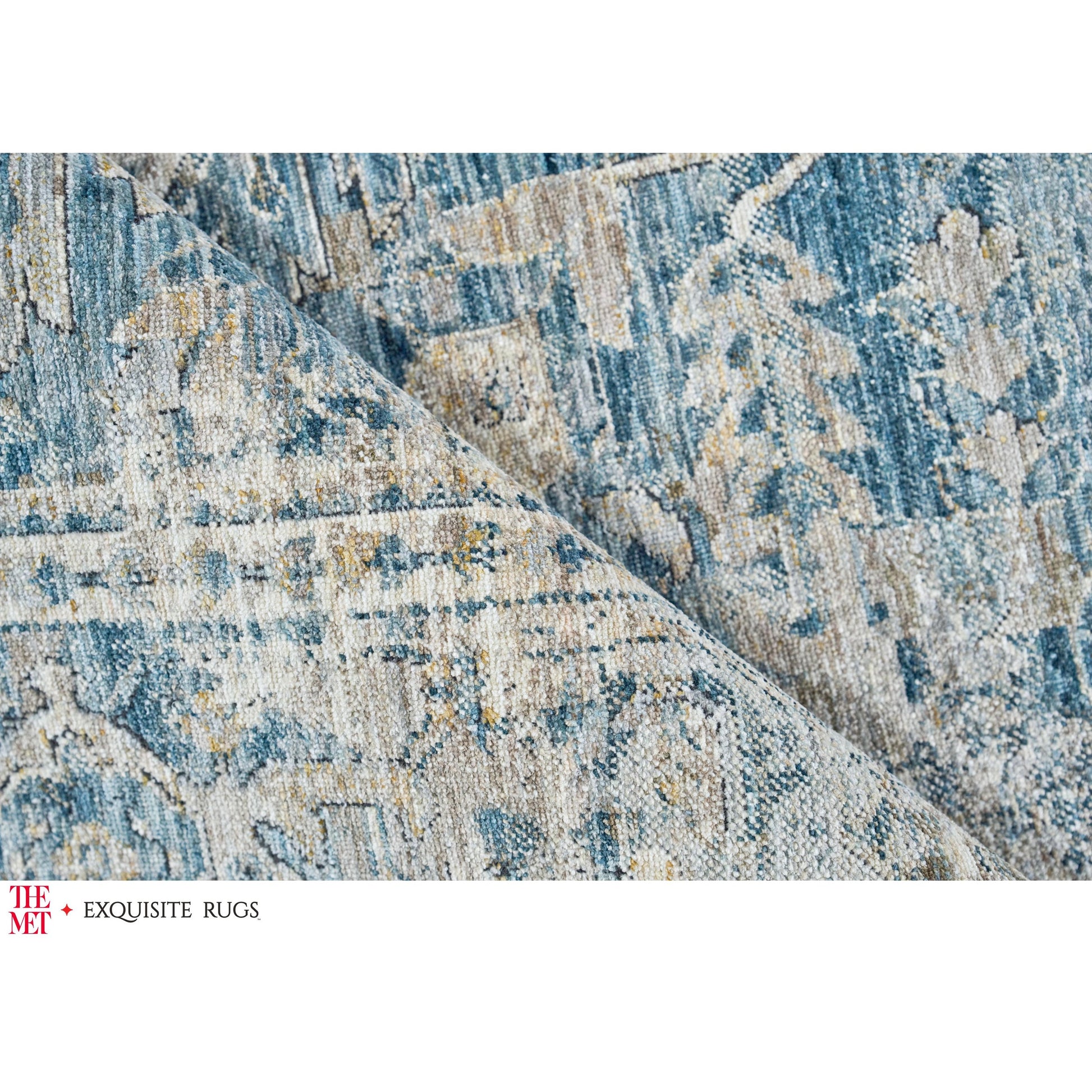 Antique Loom Rug II by Exquisite Rugs in blue. Made from polyester in a unique style.