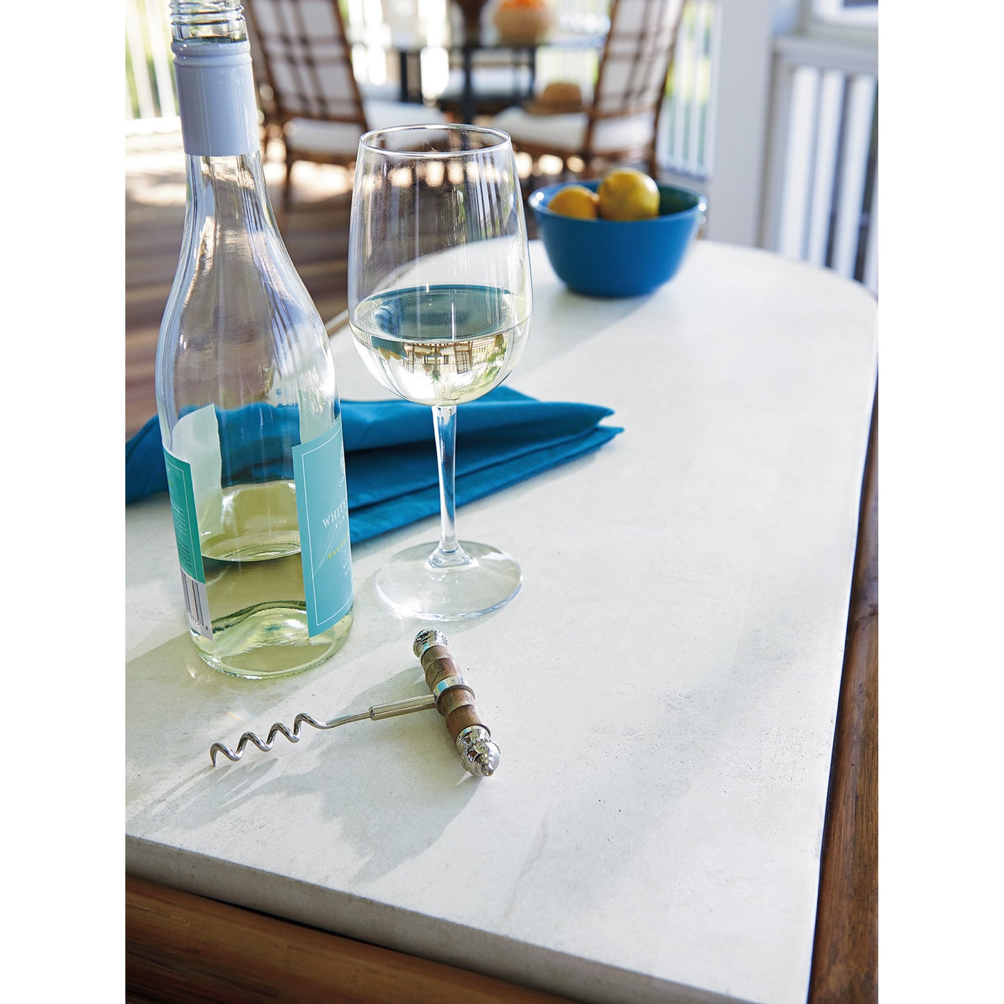 007 SR-835994 | Lifestyle | Cable Beach Bar Cart by Tommy Bahama Home. Made from unique in a coastal style.
