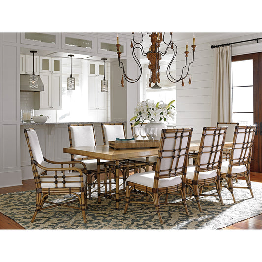 Summer Isle Upholstered Side Chair by Tommy Bahama Home. Made from unique in a coastal style.