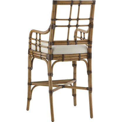 Lands End Bar Stool by Tommy Bahama Home. Made from unique in a coastal style.